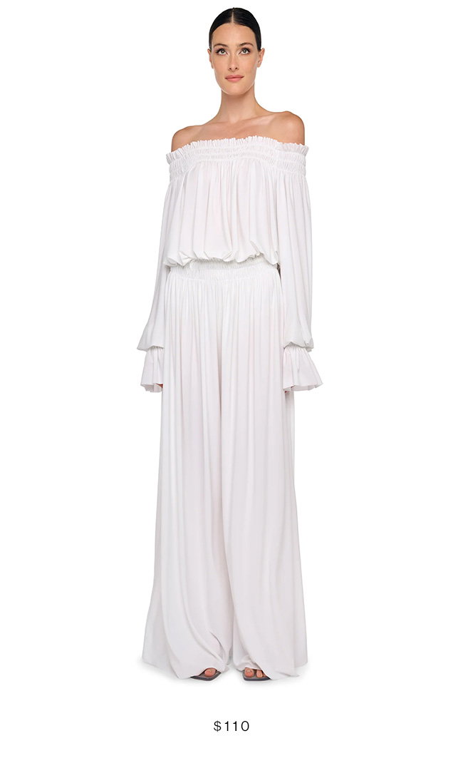 WIDE LEG PEASANT PANT