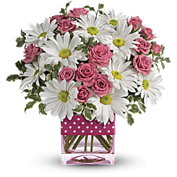 Teleflora's Polka Dots and Posies