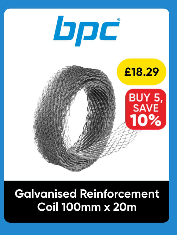 Galvanised Reinforcement Coil 100mm x 20m