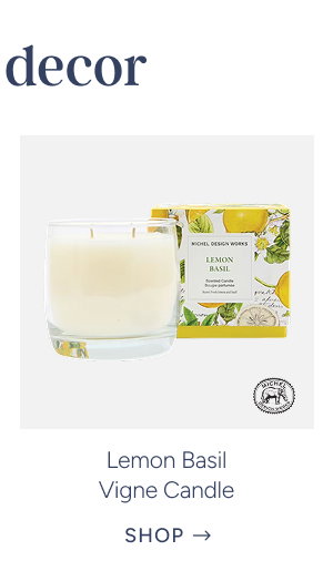 Lemon Basil Vigne Candle