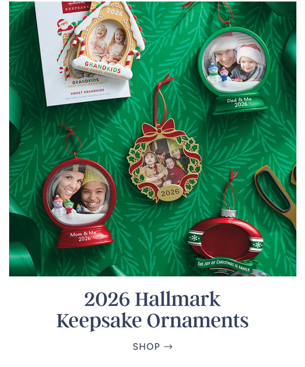 2026 Hallmark Keepsake Ornaments