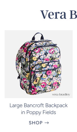 Large Bancroft Backpack in Poppy Fields