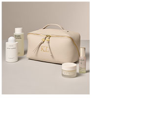  Soho Large Makeup and Wash Bag in Oyster