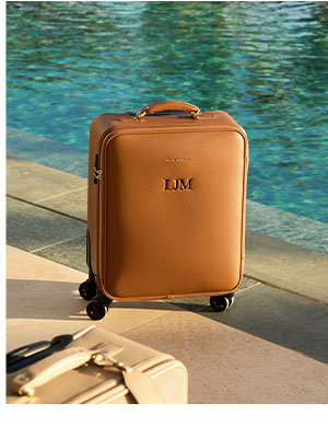 Oxford Cabin Suitcase in Cognac