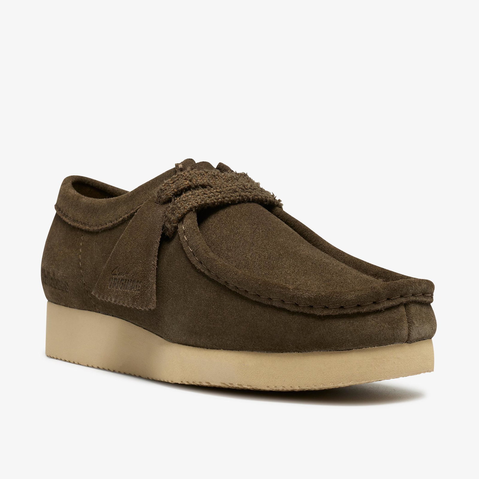 Wallabee Lite Dark Olive Suede