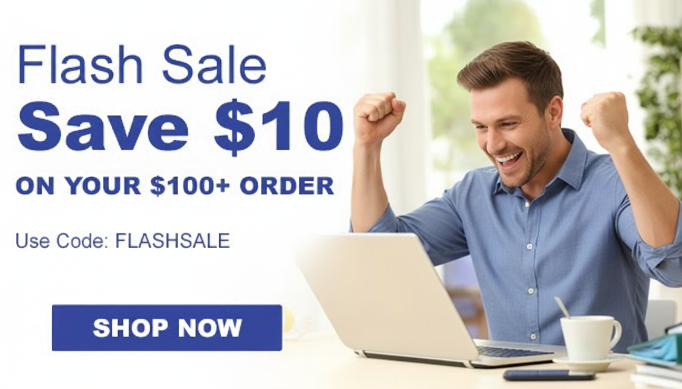 FLASH SALE | $10 OFF TODAY