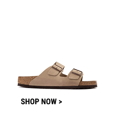 Womens Birkenstock Arizona Soft Footbed Slide Sandal - Tobacco