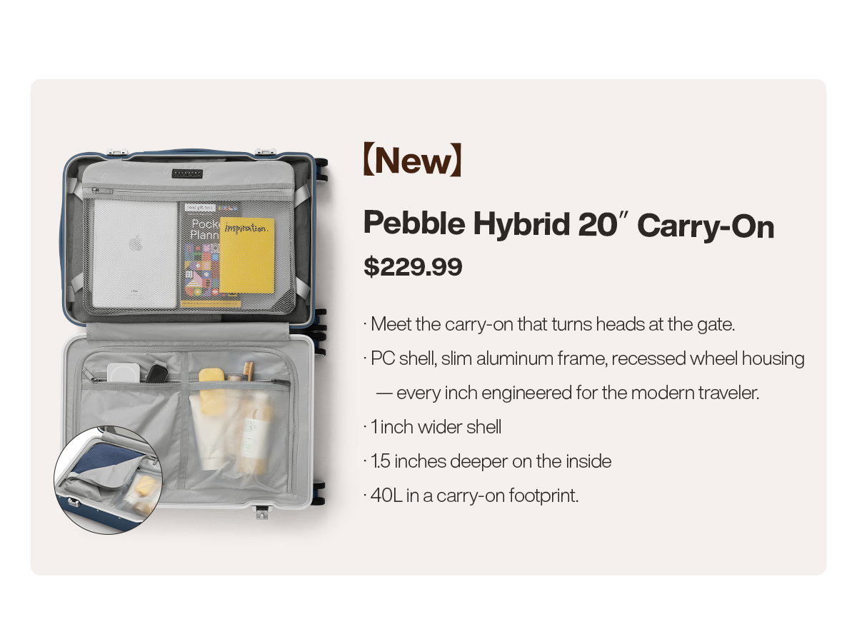  Pebble Hybrid 20″ Carry-On