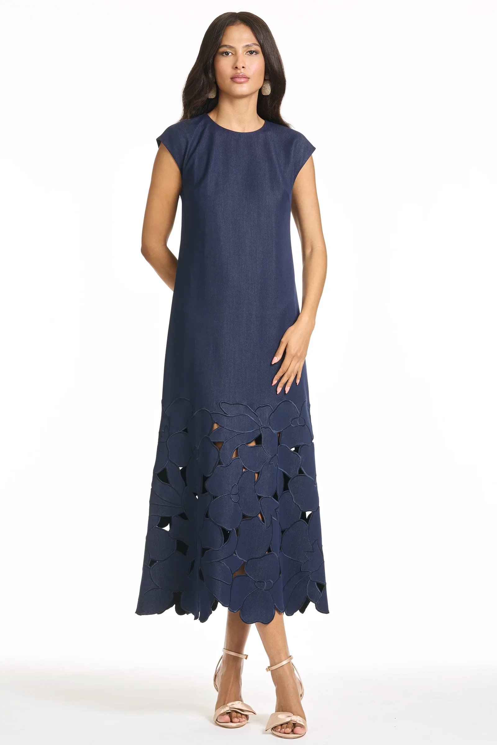 Image of SABETTE DRESS - DENIM