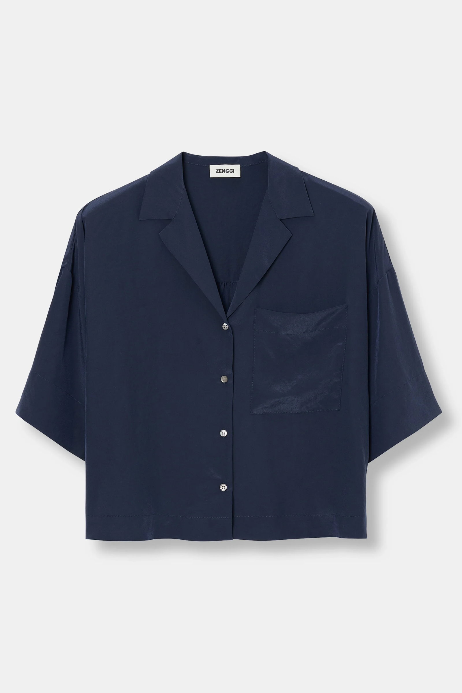 TECHNO SILK BOXY SHIRT