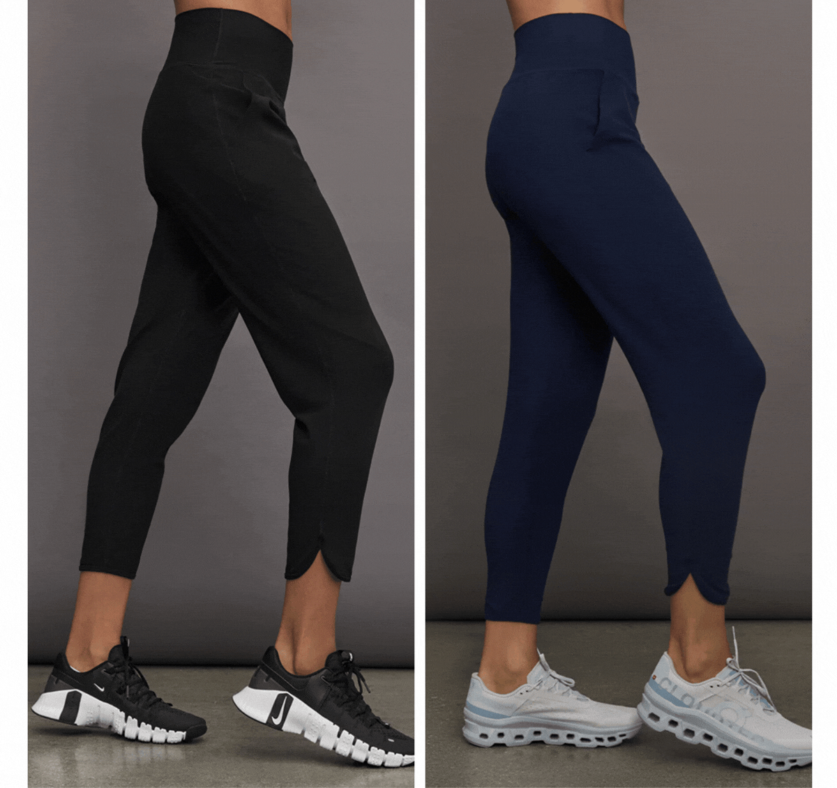 BLACK & NAVY BLAZER JOGGER IN MELT