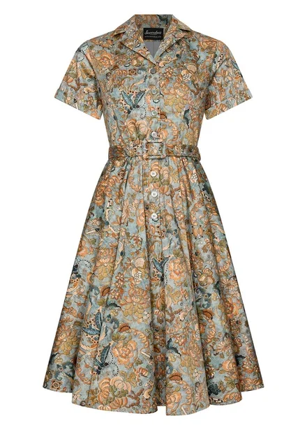 Succubus Clothing Lucy Tapestry Butterfly 50's Swing Jurk