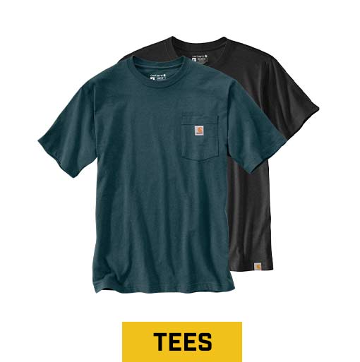 T-shirts on white