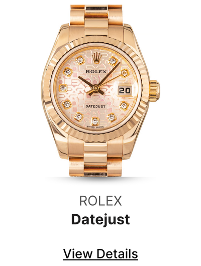 Pre-Owned Everose Gold Rolex Datejust Ref 179175 Jubilee Dial