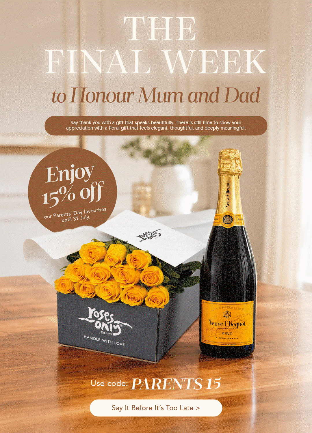 Roses Only Singapore | Parents' Day