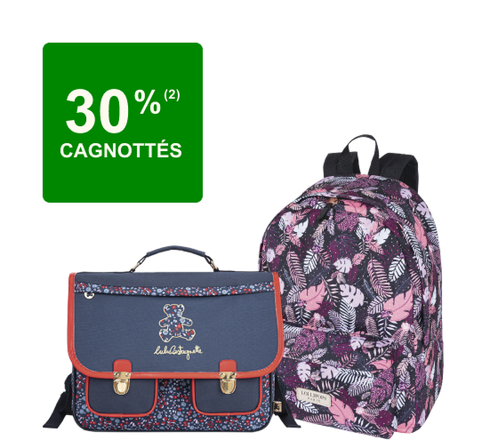30% cagnottés sur une sélection de sacs et trousses Lollipops, Lulu castagnette, Morgan et Little Karl Marc John
