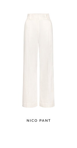Nico Pant in Ivory