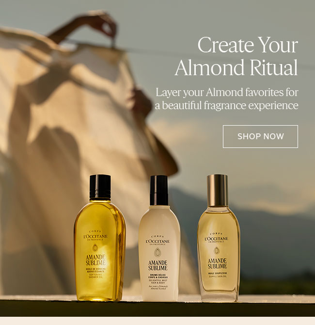 CREATE YOUR ALMOND RITUAL | SHOP THE COLLECTION
