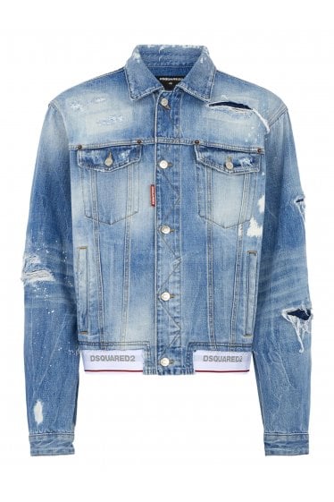 Over Denim Jacket Blue