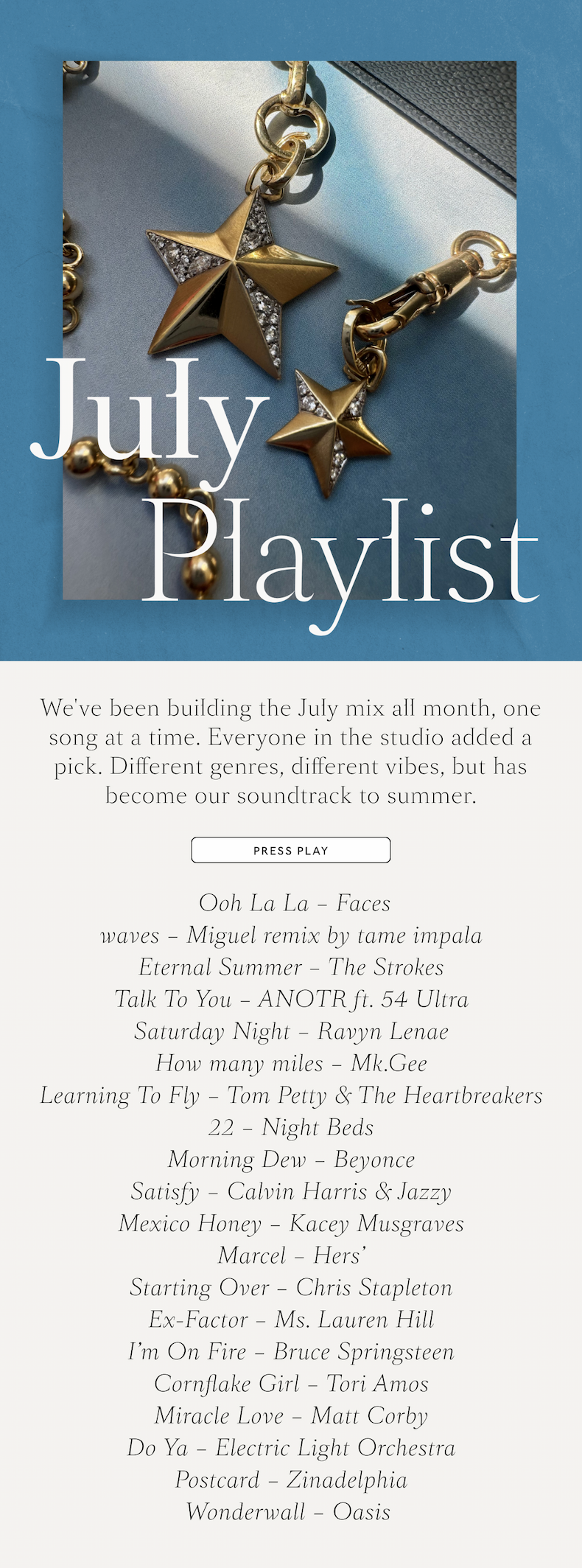 July Playlist