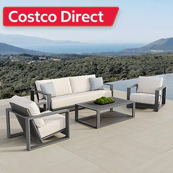 Veranda Classics Milan 4-piece Deep Outdoor Patio Seating Set