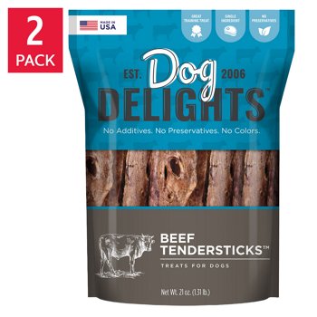 Dog Delights Beef Tendersticks, 21 oz, 2-pack