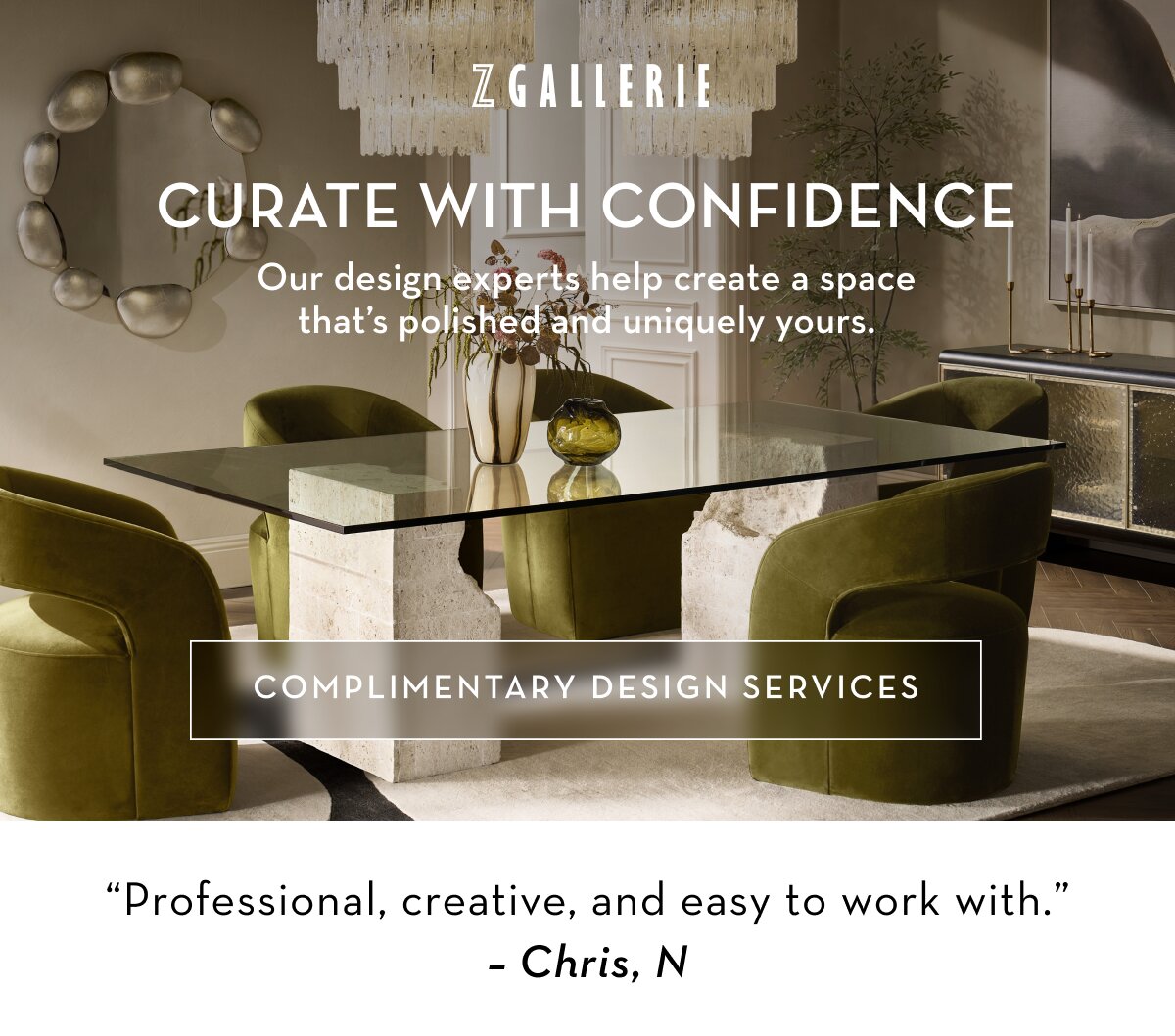 Complimentary Design Services