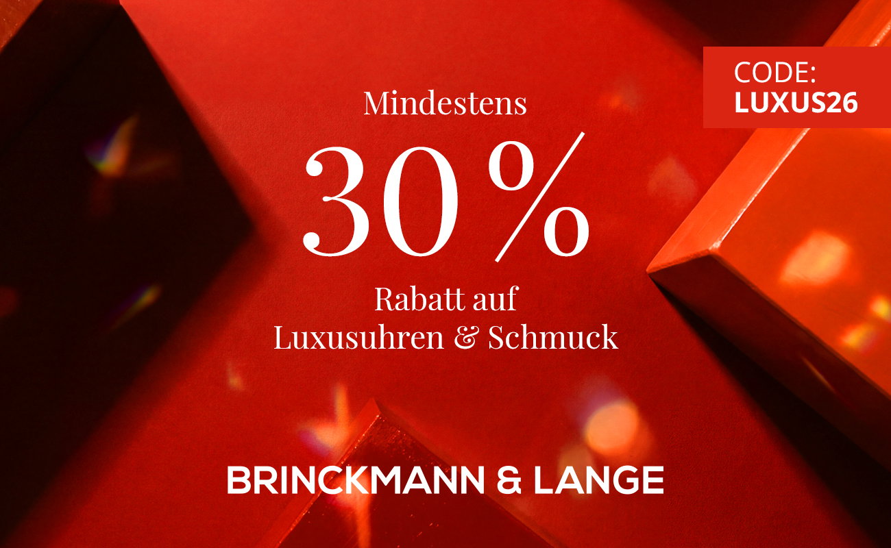 Jetzt entdecken: Mind. 30% Rabatt auf Uhren & Schmuck - Code: LUXUS26