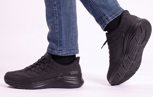 Skechers Mens Slip Ins Contour Foam Cozy Fit Wide Fit Comfort Shoes