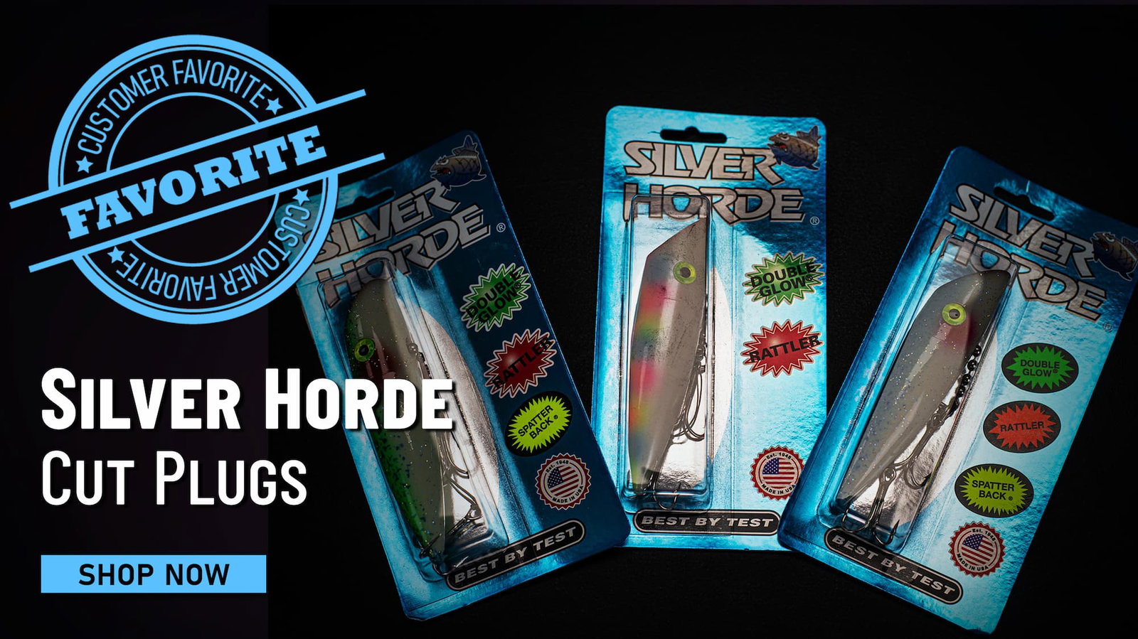 Customer Favorite! Silver Horde Cut Plugs Shop Now