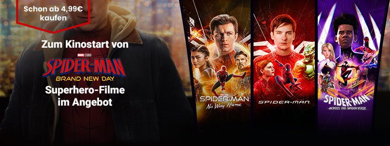 Spider-Man: Brand New Day-Kinostart - Superhero-Filme günstiger sehen