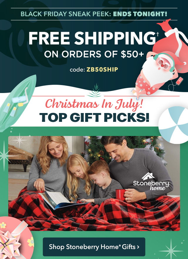 Shop Christmas in July