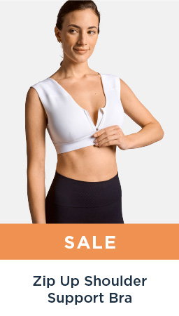 SALE ZIP UP SHOULDER SUPPORT BRA