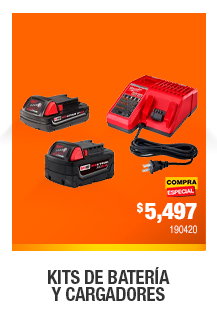 Kits de batería y cargadores