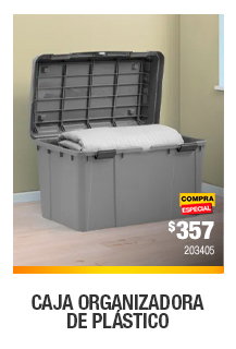 Caja organizadora de plástico