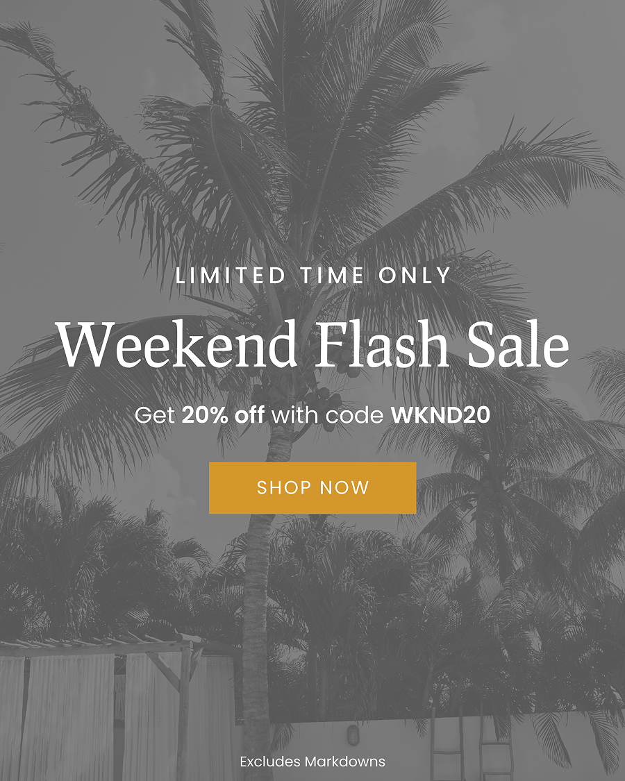 20% Off Code:  WKND20