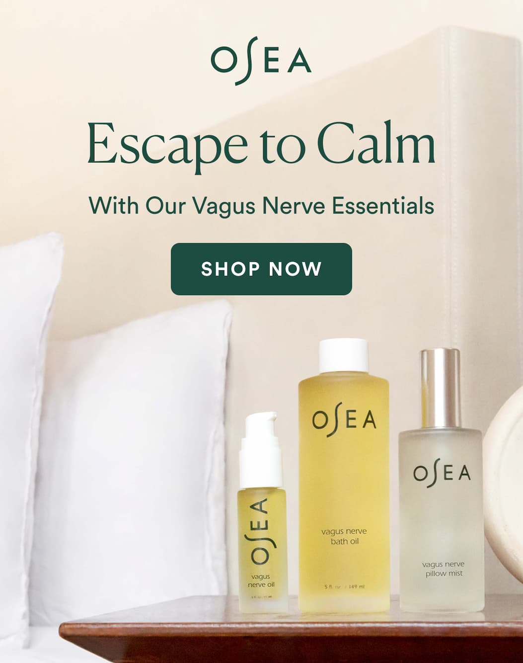 Escape to Calm With Our Vagus Nerve Essentials