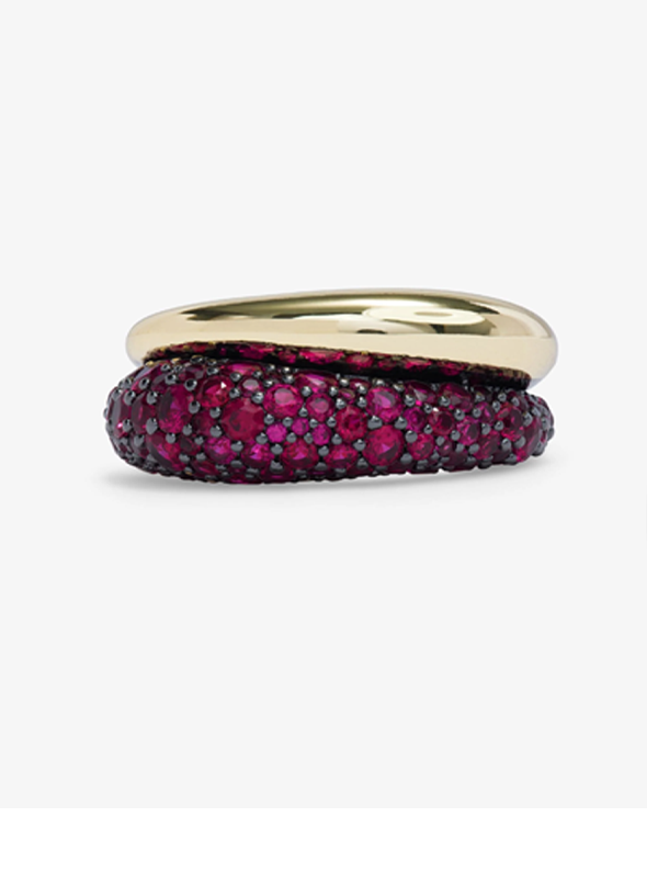 Norah Pavé Double Ring