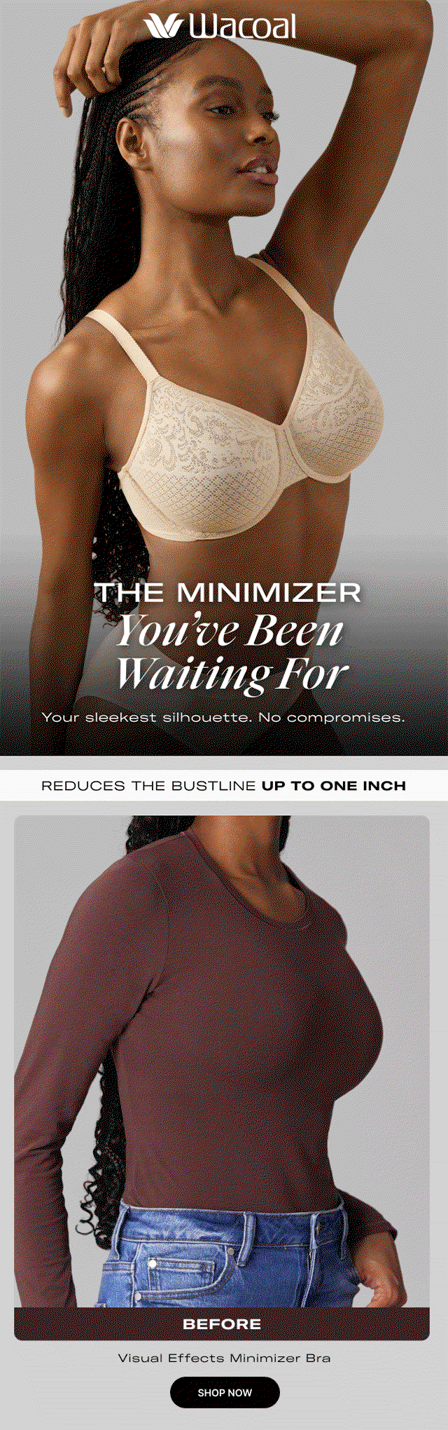 Best Seller - Shop Visual Effects Minimizer Bra