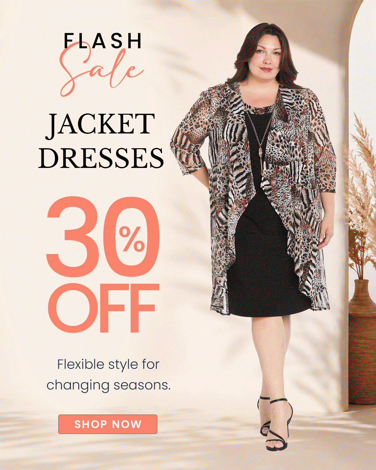 Flash Sale 30% off jacket dresses