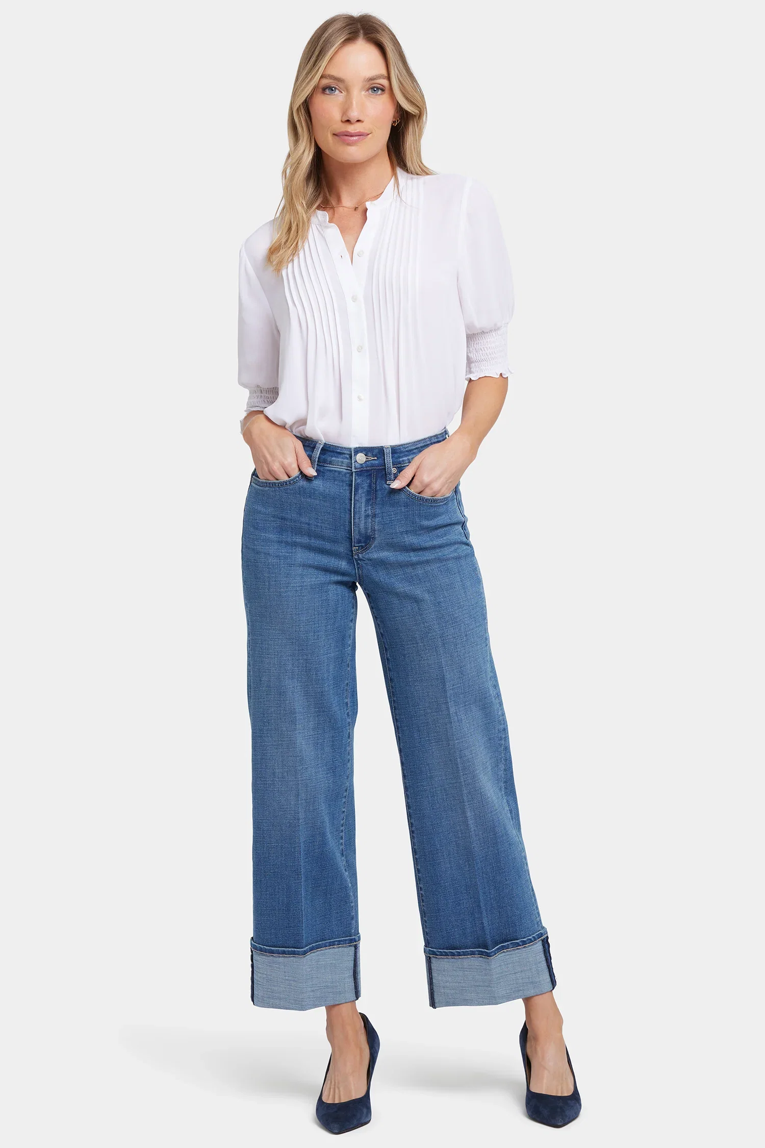 Image of Teresa Wide Leg Jeans  - Stillwater Lake