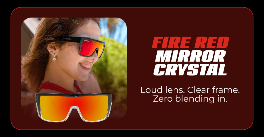 Fire Red Mirror Crystal
