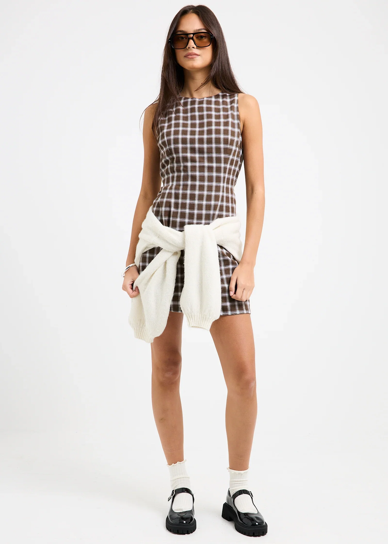 Image of Gabs Plaid Romper