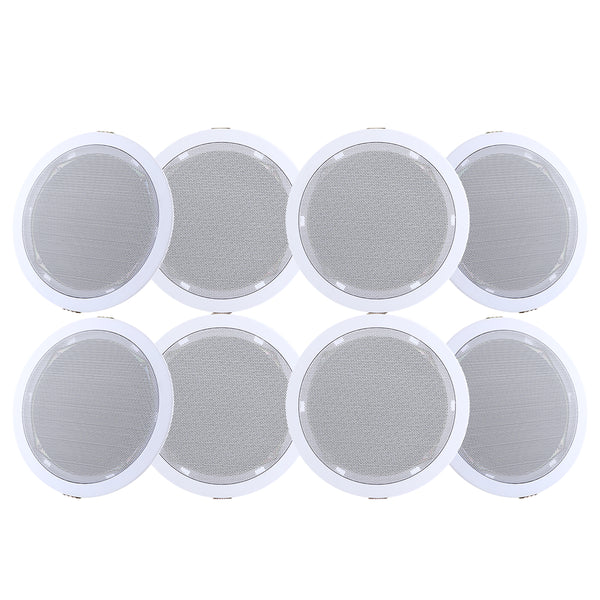 6 Inch Ceiling Speakers In Wall Speaker Home Audio Stereos Tweeter 8pcs
