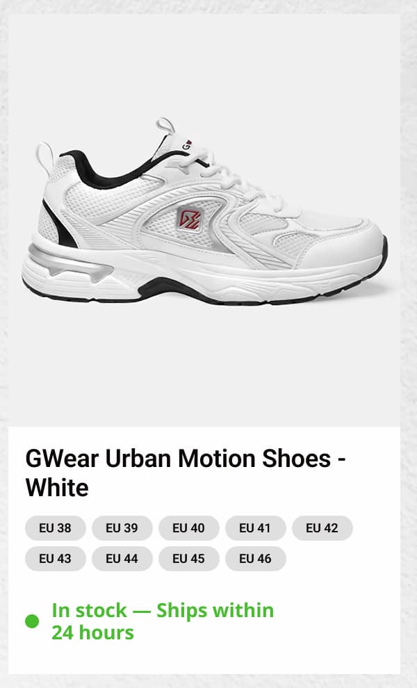 GWear Urban Motion Shoes - White