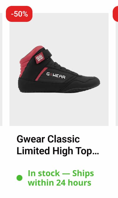 Gwear Classic Limited High Tops - Black/Red
