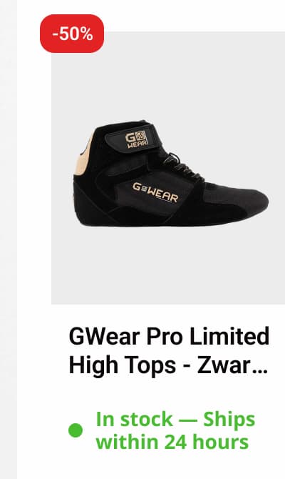 Gwear Pro High Tops - Black/Gold