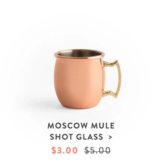 Shop Moscow Mule Shot Glass