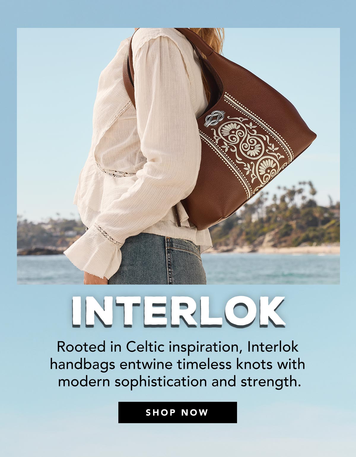 Interlok - Rooted in Celtic inspiration, Interlok handbags entwine timeless knots with modern sophistication and strength. - Shop Now