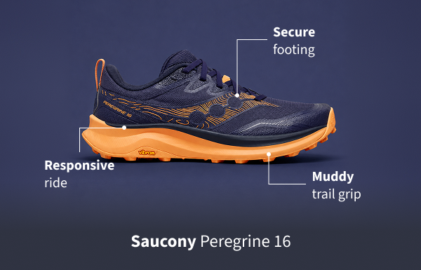 Saucony Womens Peregrine 16 Shoes